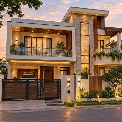 Modern 3 BHK Villa